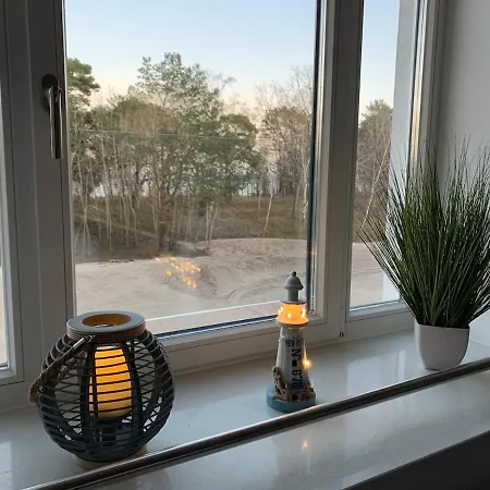 Apartment Stylische Direkt Am Mit Balkon Und Saisonalem Strandkorb